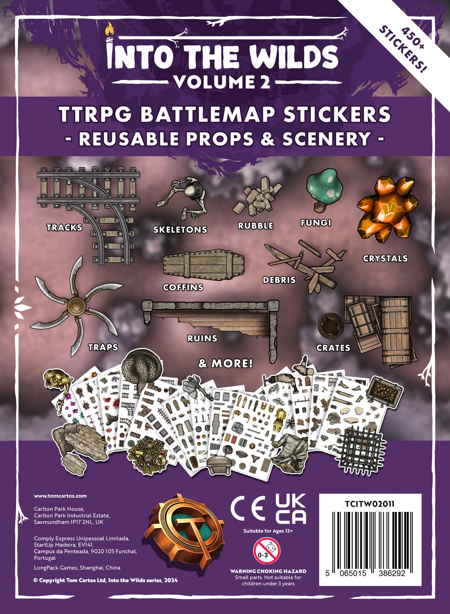 Into the Wilds Sticker Set Volume 2