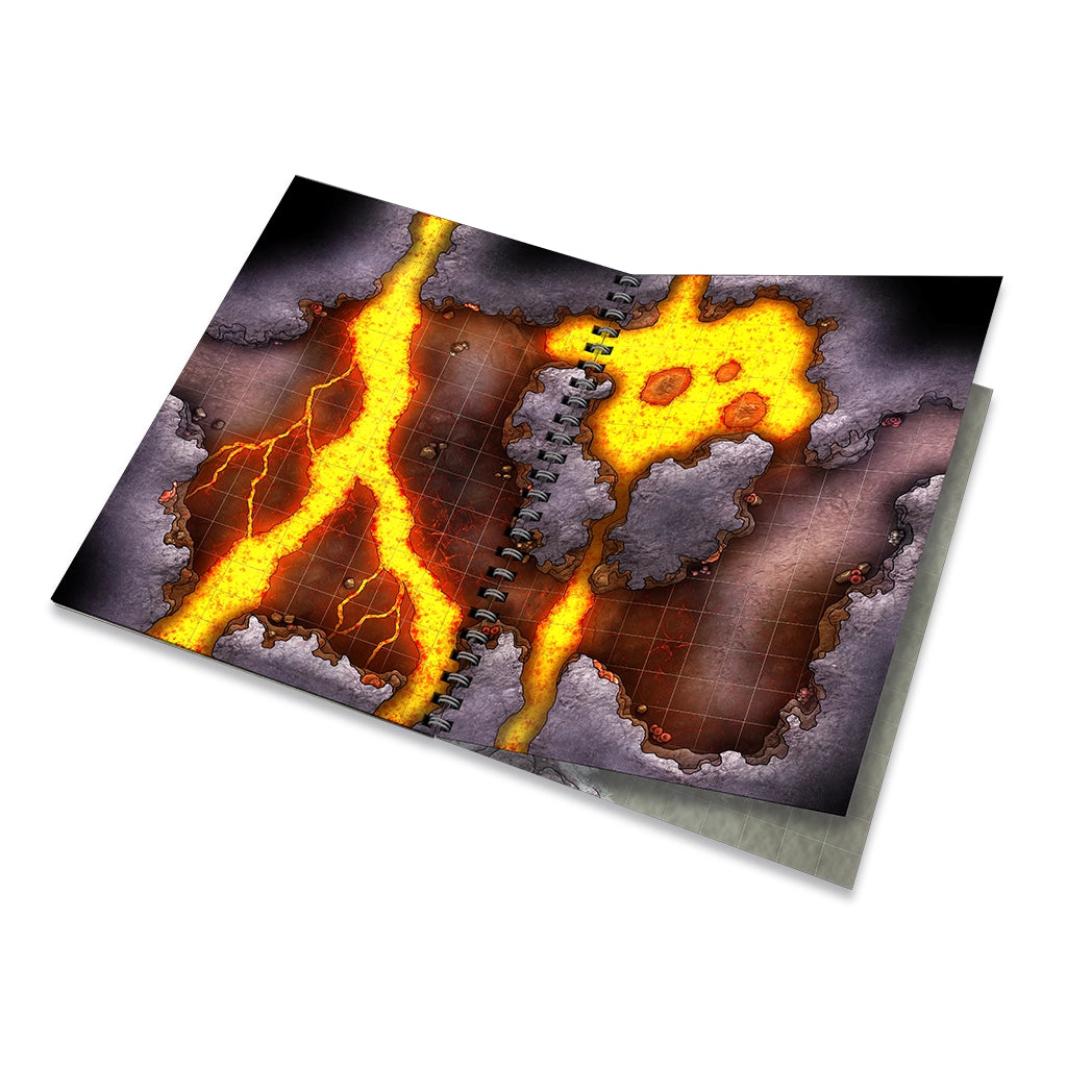 Caves & Caverns Battlemap Book