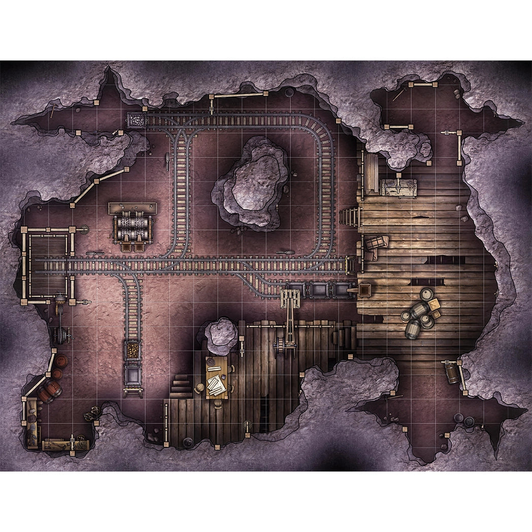 Caves & Caverns Battlemap Book