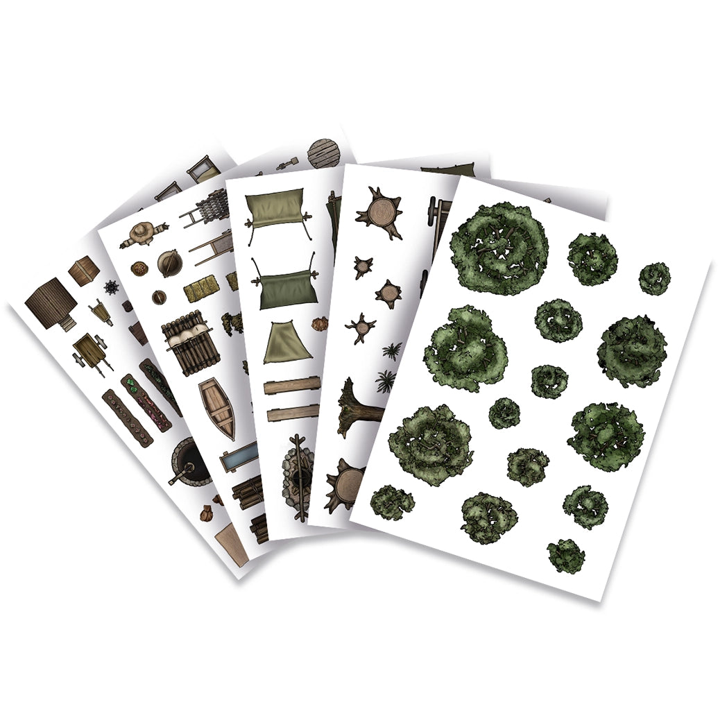 Forests & Villages Battlemap Book