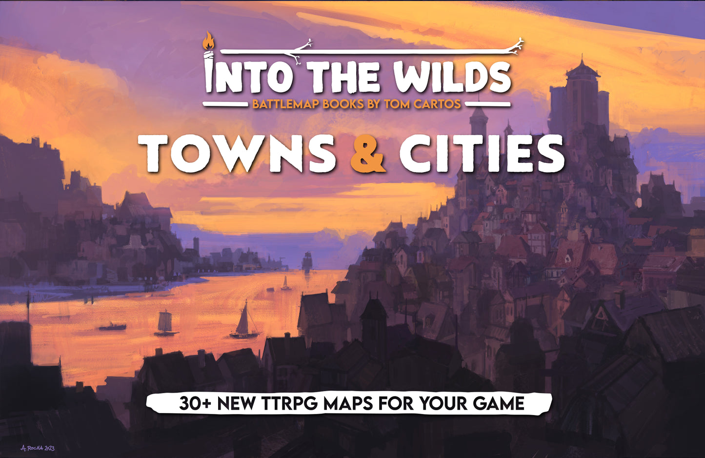 Towns & Cities Battlemap Book