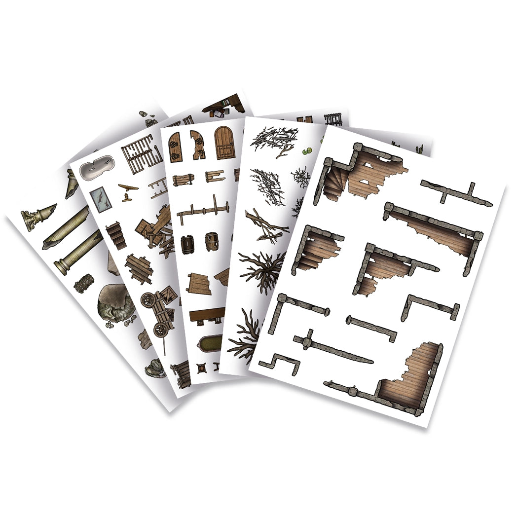 Swamps & Ruins Battlemap Book