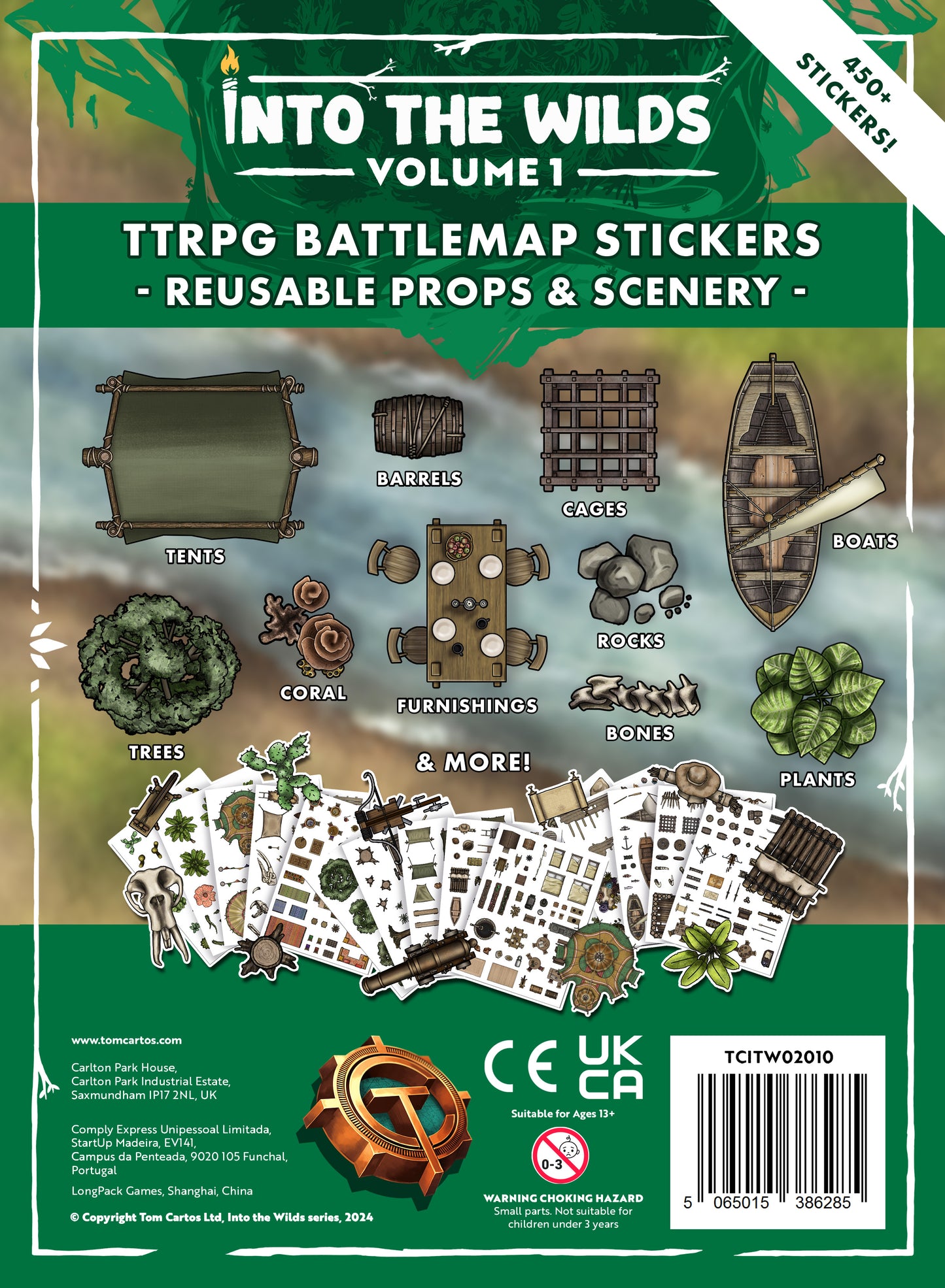 Into the Wilds Sticker Set Volume 1