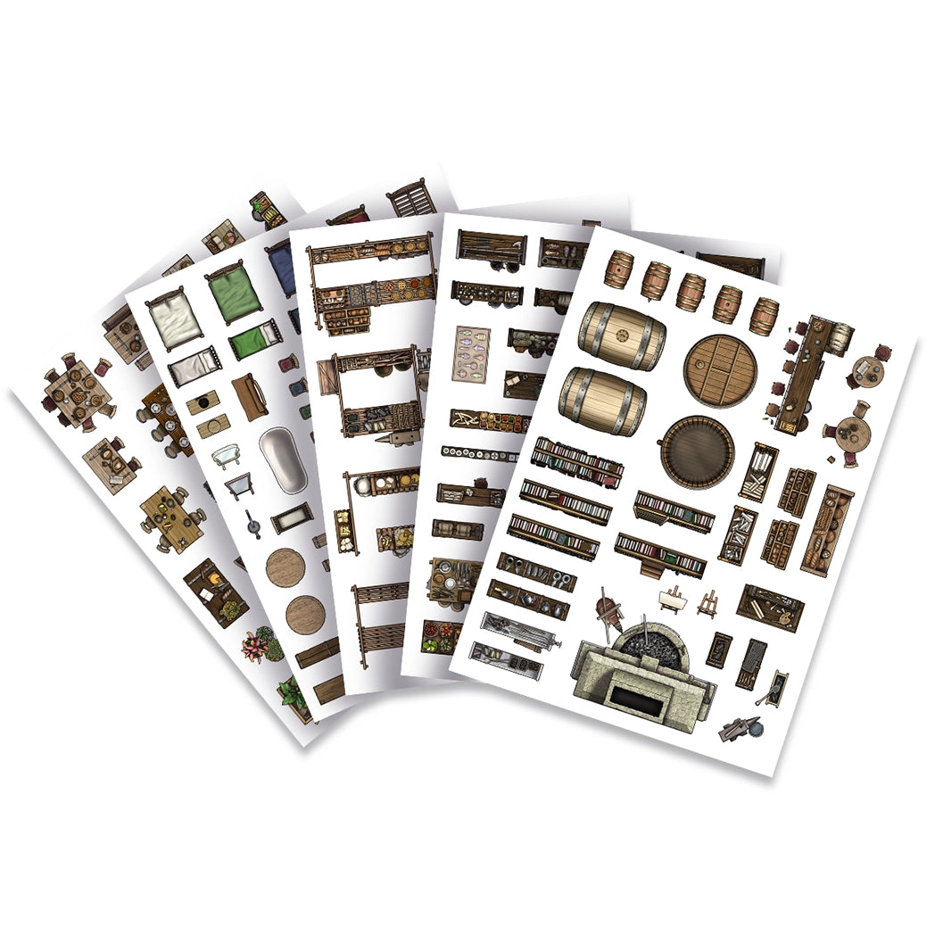 Traders & Dwellings Battlemap Book