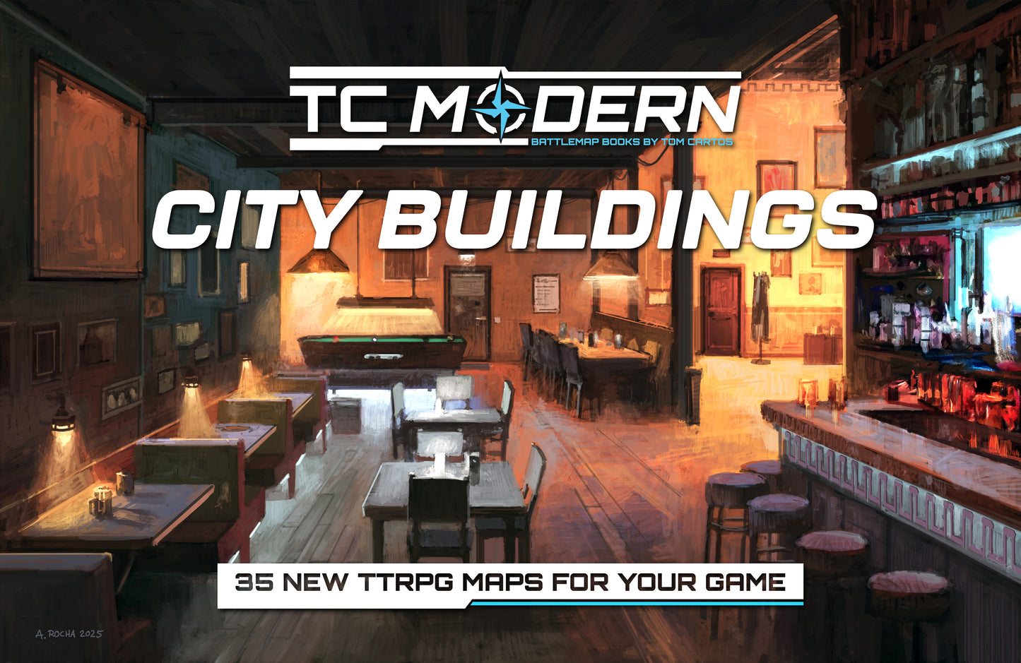 TC Modern City Buildings Battlemap Book