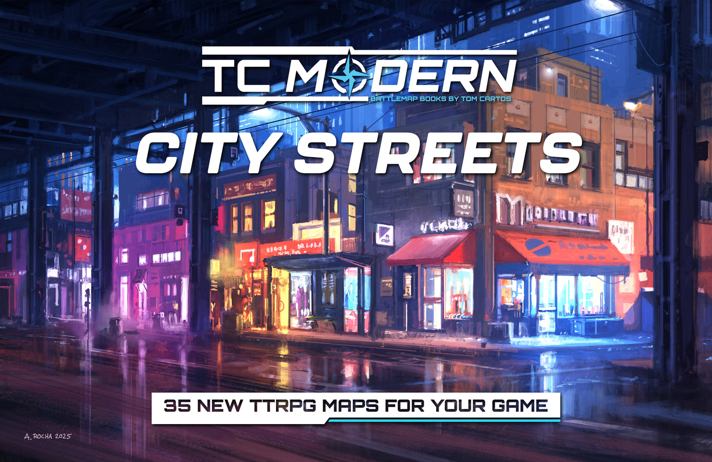TC Modern City Streets Battlemap Book