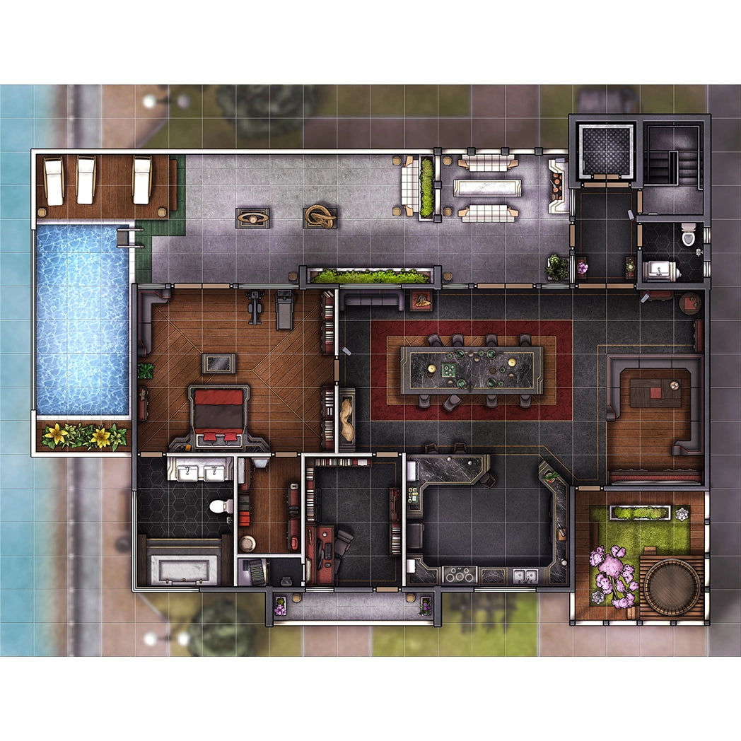 TC Modern City Buildings Battlemap Book