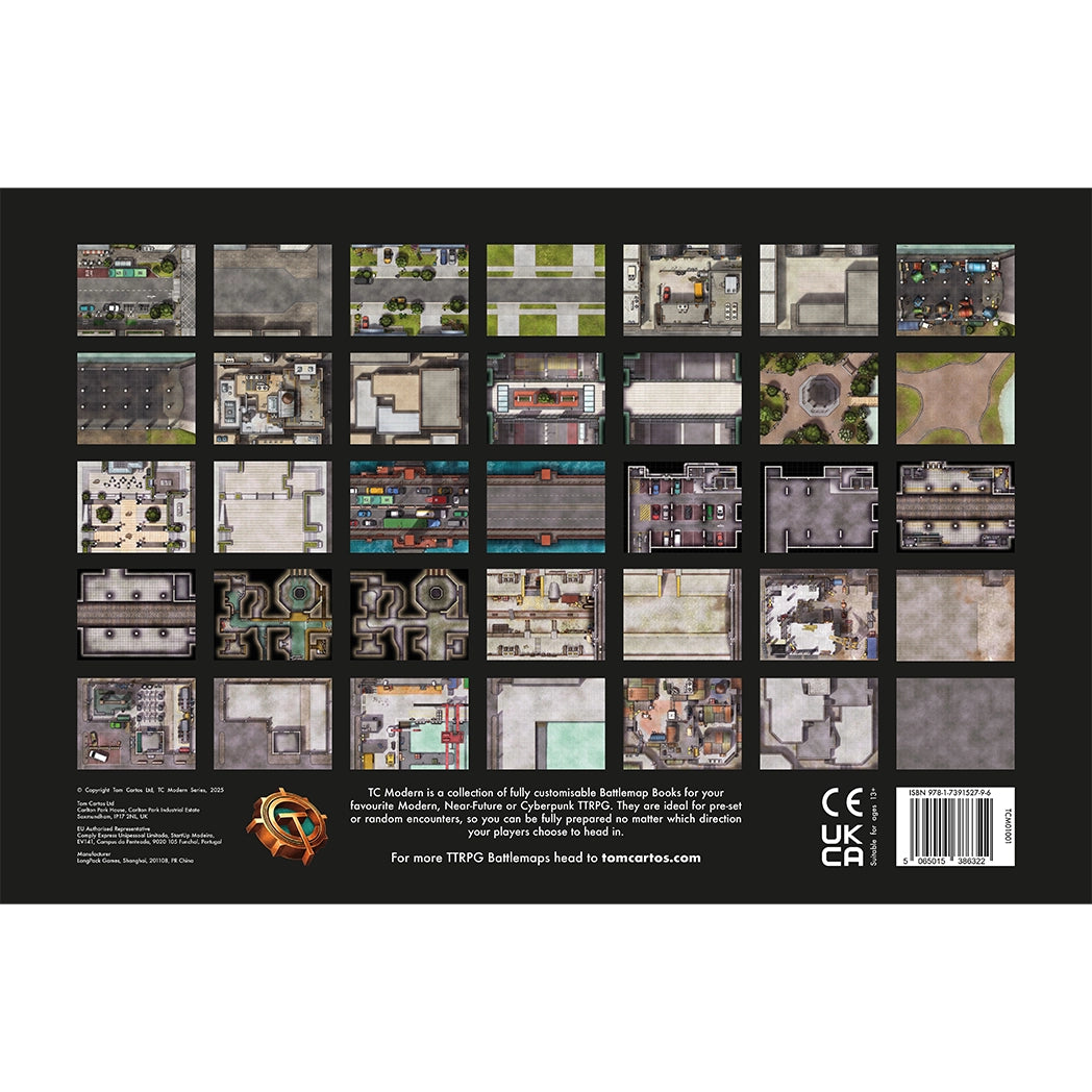 TC Modern City Streets Battlemap Book