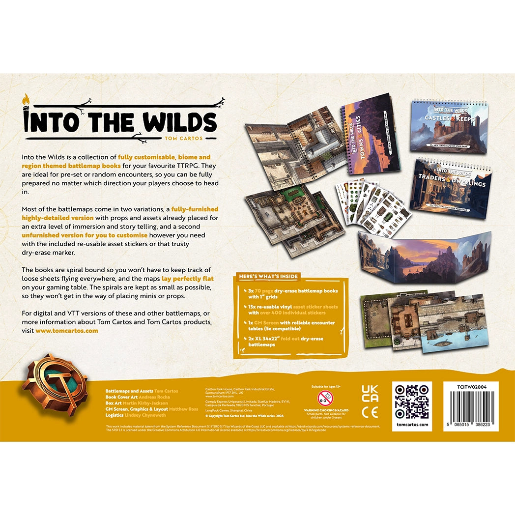 Into the Wilds Battlemap Books Volume 3 Deluxe Box Set