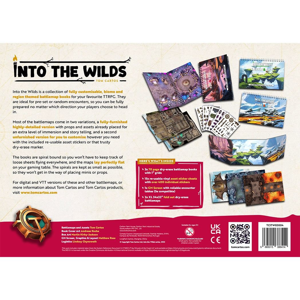 Into the Wilds Battlemap Books Volume 4 Deluxe Box Set